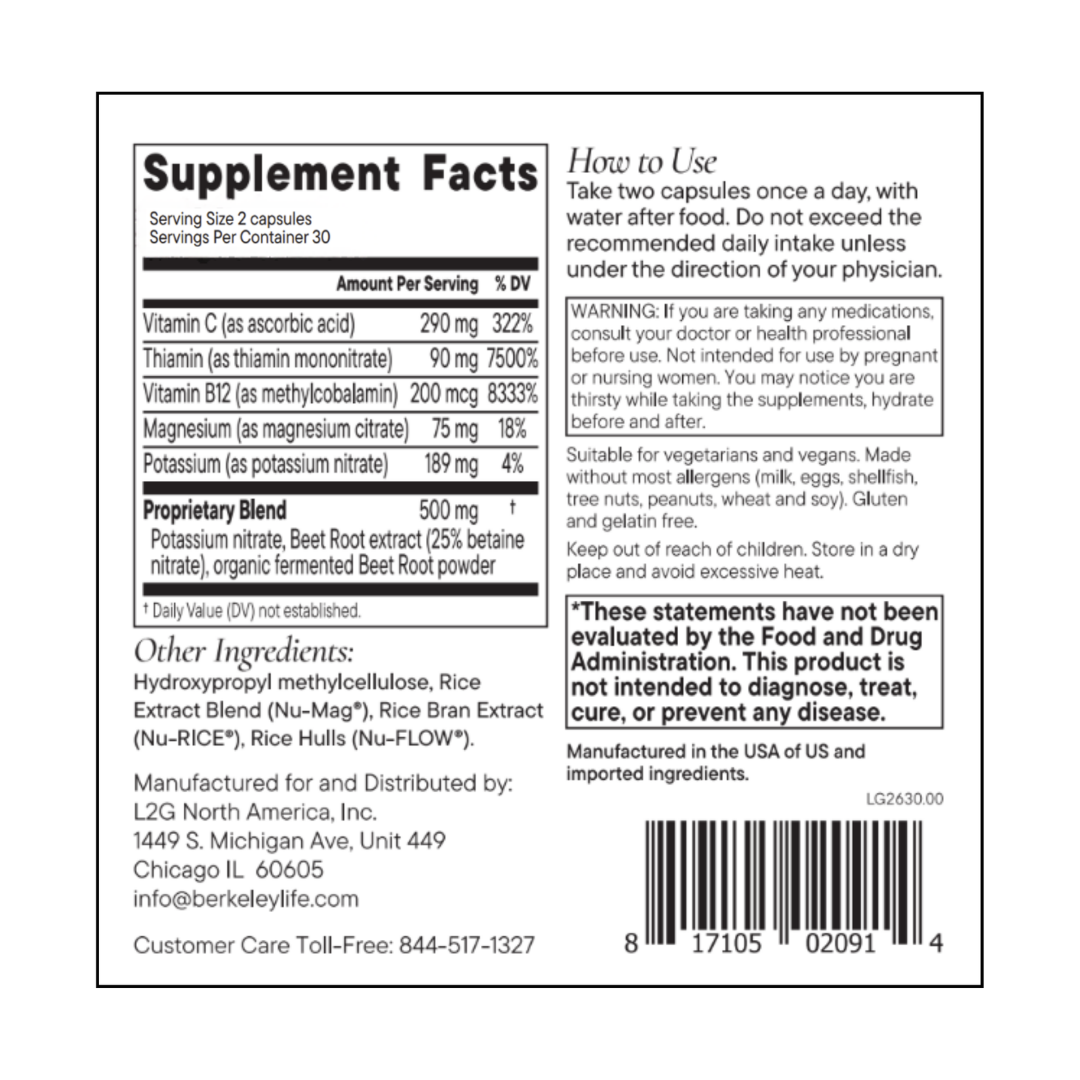 Supplement facts